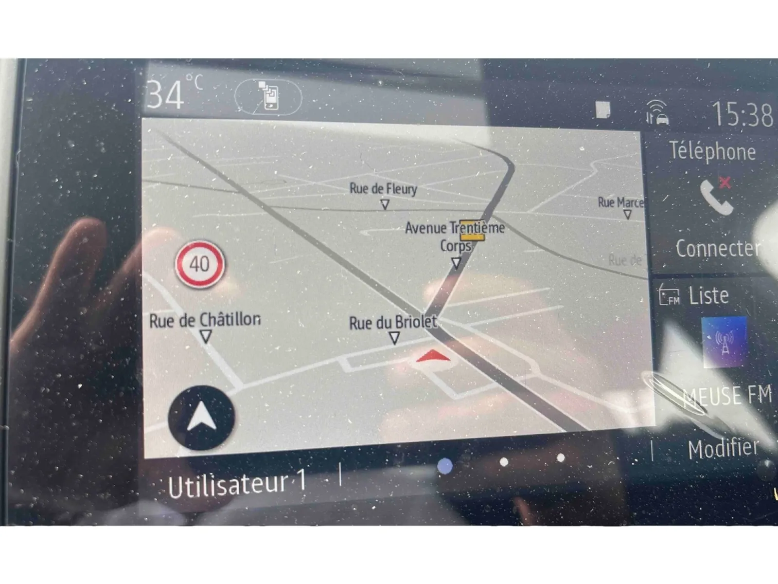 Acheter une renault CLIO SOCIETE BLUE DCI 100 - 21N d’occasion avec 62559km disponible immédiatement - photo 14